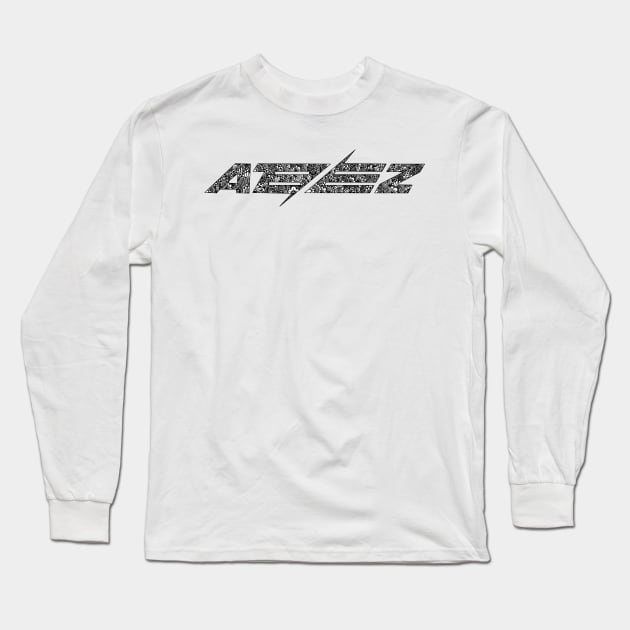 Zentangle ATEEZ Logo Long Sleeve T-Shirt by TheHermitCrab